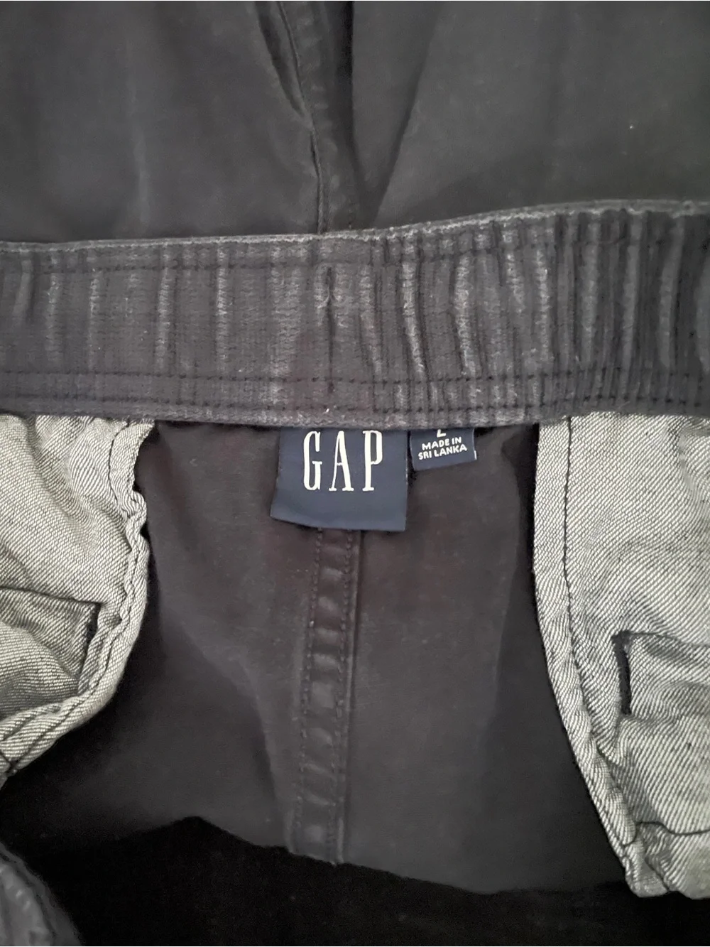 Gap Men’s Black Cotton Blend Classic Shorts Size Large